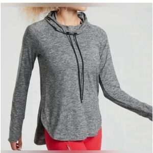 Athleta Uptempo Hoodie gray color.